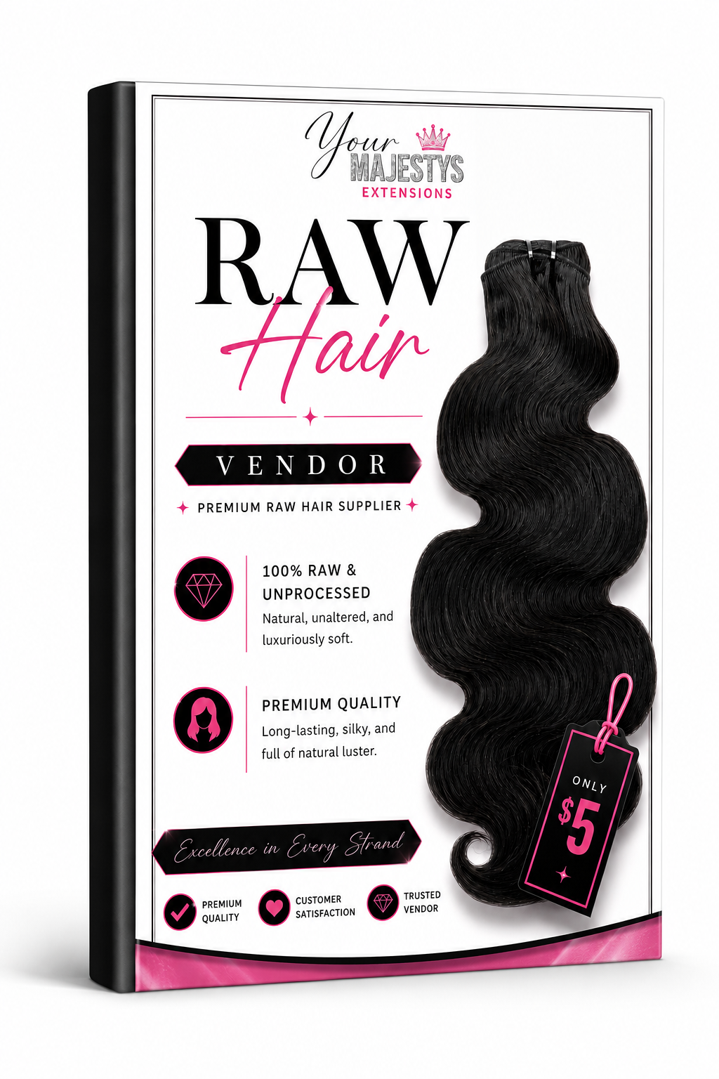 $5 Raw Hair Vendor