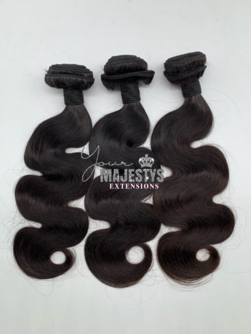 Natural Color Virgin Bundles - YourMajestysExtensions